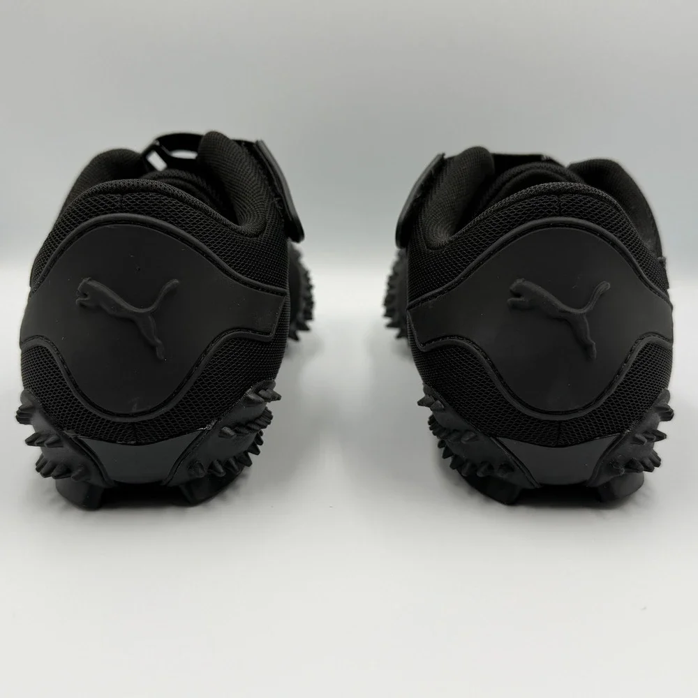 Puma Mostro OG Prime Sneakers Womens 8.5 Black Spiked Low Top Mesh Straps *NEW*
